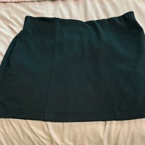 Sleek Black Women's Mini Skirt